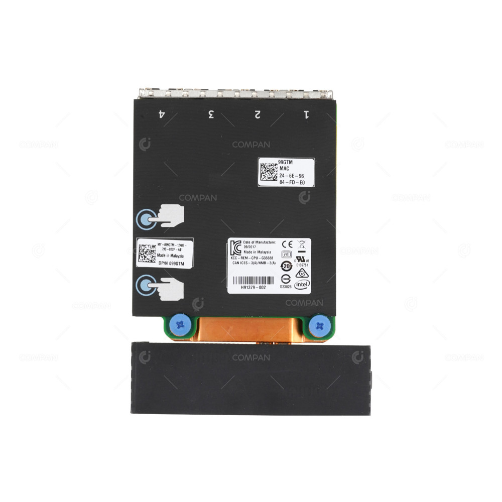 99GTM DELL X540 BASE-T2 QUAD PORT DAUGHTER CARD 099GTM,G49845-001,H54049-005